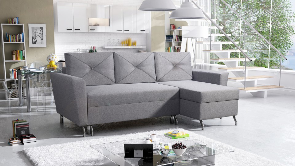 Rozkládací sedací souprava STRAKOŠ TOP 44 s úložným prostorem, rozkládací na spaní