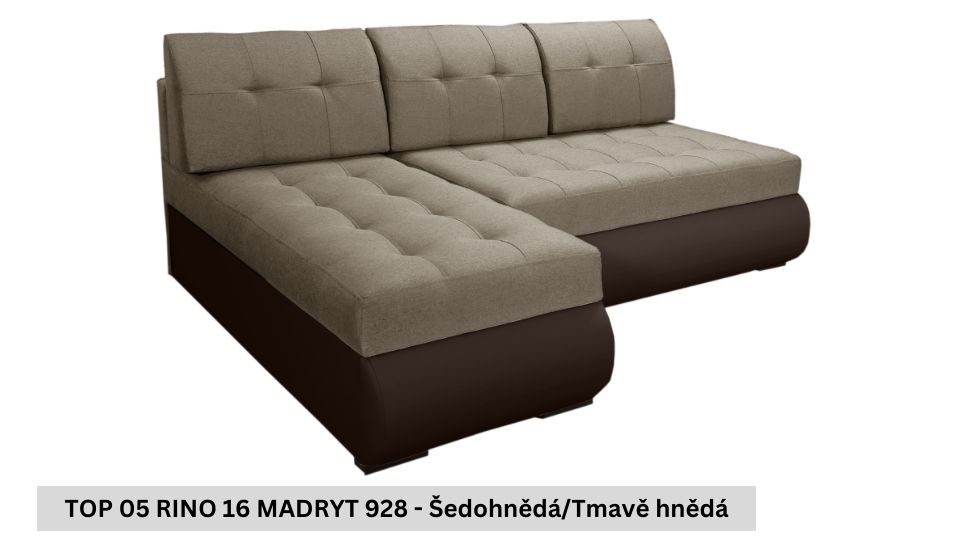 Produktové foto Rozkládací sedací souprava STRAKOŠ TOP 5 s úložným prostorem, rozkládací na spaní