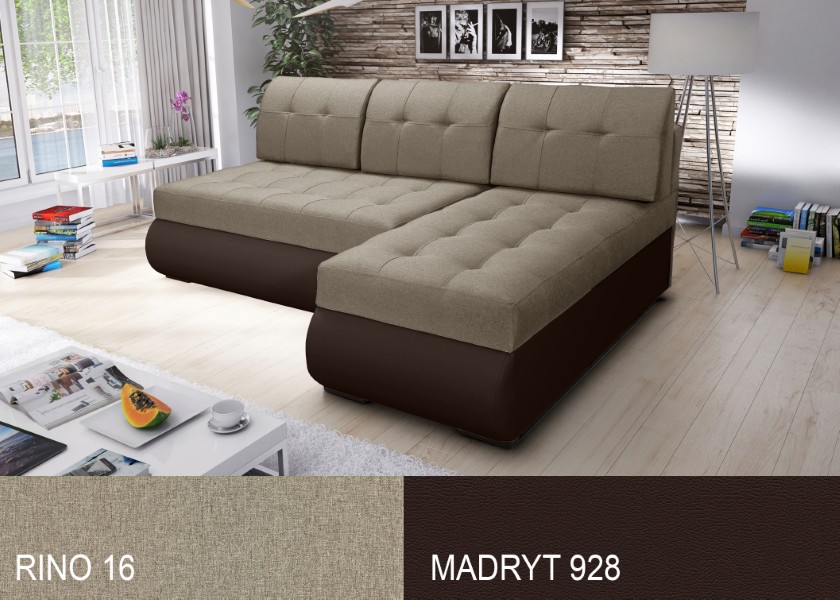 Produktové foto Rozkládací sedací souprava STRAKOŠ TOP 5 s úložným prostorem, rozkládací na spaní