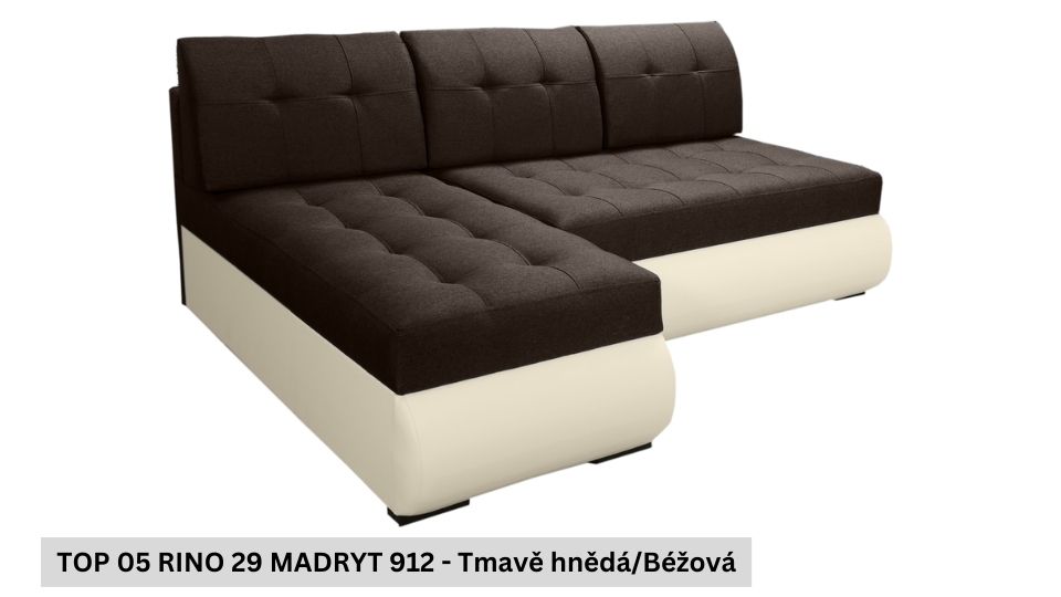 Produktové foto Rozkládací sedací souprava STRAKOŠ TOP 5 s úložným prostorem, rozkládací na spaní