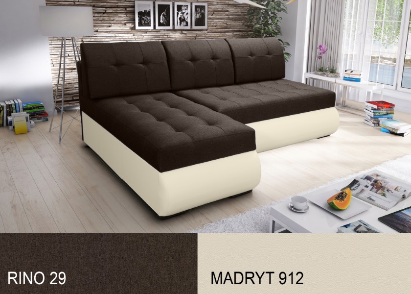 Produktové foto Rozkládací sedací souprava STRAKOŠ TOP 5 s úložným prostorem, rozkládací na spaní