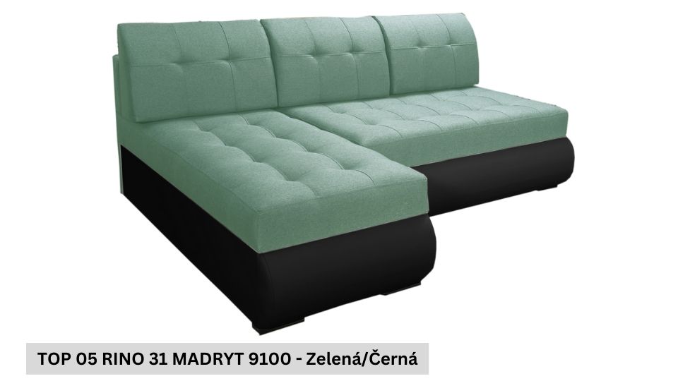 Produktové foto Rozkládací sedací souprava STRAKOŠ TOP 5 s úložným prostorem, rozkládací na spaní