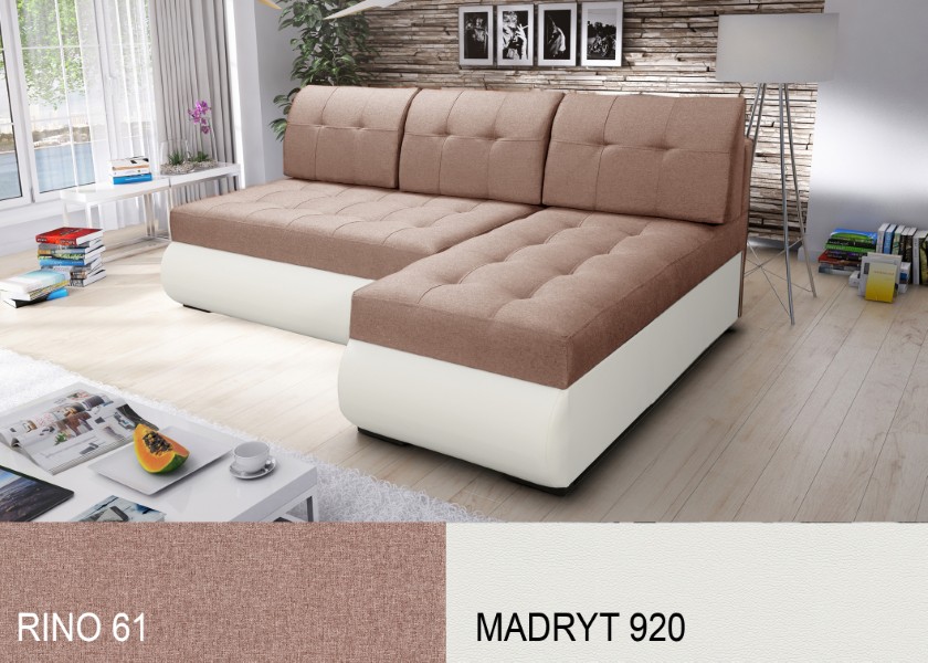 Produktové foto Rozkládací sedací souprava STRAKOŠ TOP 5 s úložným prostorem, rozkládací na spaní