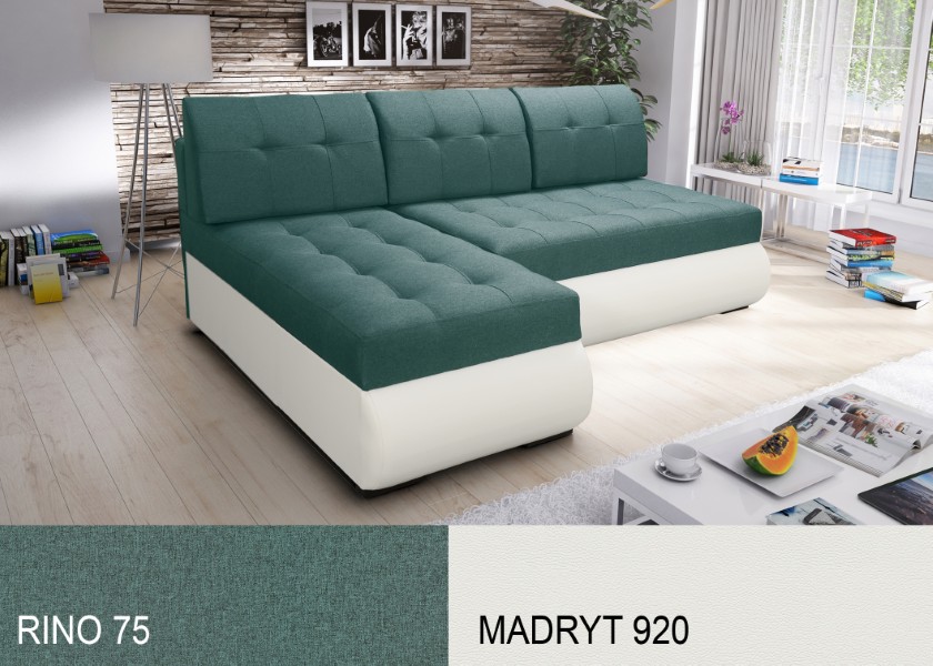 Produktové foto Rozkládací sedací souprava STRAKOŠ TOP 5 s úložným prostorem, rozkládací na spaní