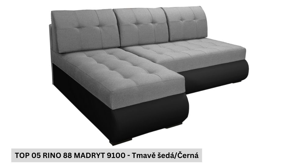 Produktové foto Rozkládací sedací souprava STRAKOŠ TOP 5 s úložným prostorem, rozkládací na spaní