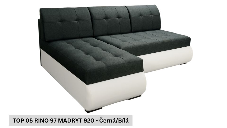 Produktové foto Rozkládací sedací souprava STRAKOŠ TOP 5 s úložným prostorem, rozkládací na spaní