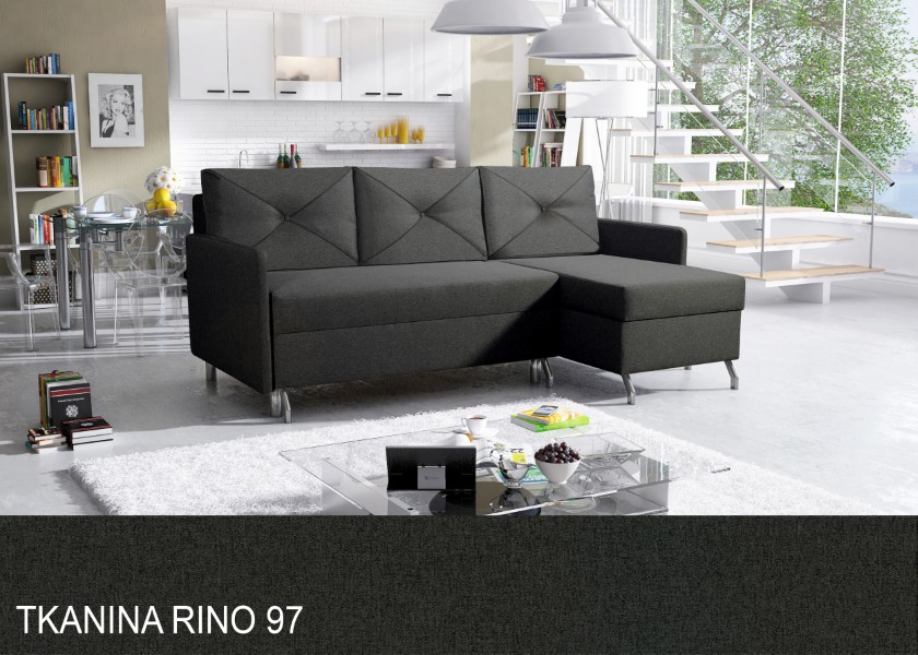 Produktové foto Rozkládací sedací souprava STRAKOŠ TOP 50 s úložným prostorem, rozkládací na spaní