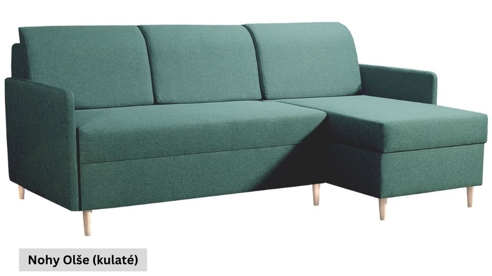 Produktové foto Rozkládací sedací souprava STRAKOŠ TOP 56 s úložným prostorem, rozkládací na spaní