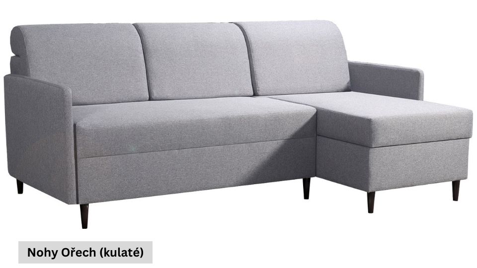 Produktové foto Rozkládací sedací souprava STRAKOŠ TOP 56 s úložným prostorem, rozkládací na spaní