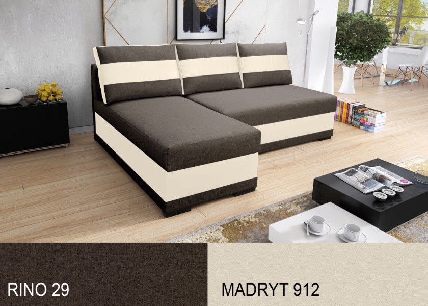 Produktové foto Rozkládací sedací souprava STRAKOŠ TOP 6 s úložným prostorem, rozkládací na spaní