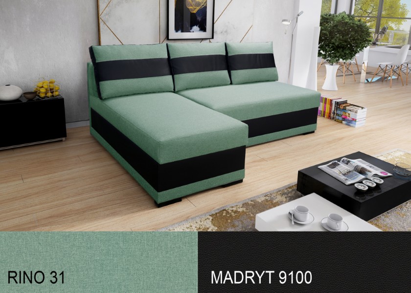 Produktové foto Rozkládací sedací souprava STRAKOŠ TOP 6 s úložným prostorem, rozkládací na spaní