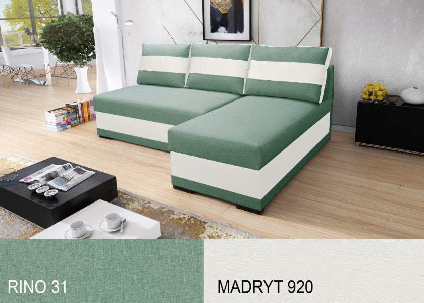 Produktové foto Rozkládací sedací souprava STRAKOŠ TOP 6 s úložným prostorem, rozkládací na spaní