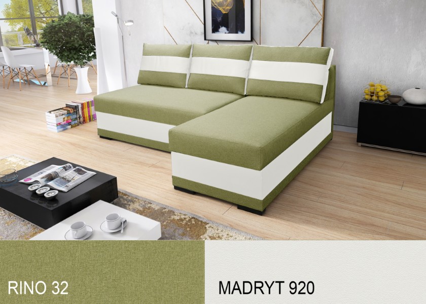 Produktové foto Rozkládací sedací souprava STRAKOŠ TOP 6 s úložným prostorem, rozkládací na spaní