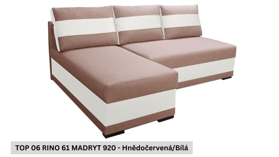 Produktové foto Rozkládací sedací souprava STRAKOŠ TOP 6 s úložným prostorem, rozkládací na spaní