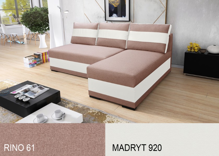 Produktové foto Rozkládací sedací souprava STRAKOŠ TOP 6 s úložným prostorem, rozkládací na spaní