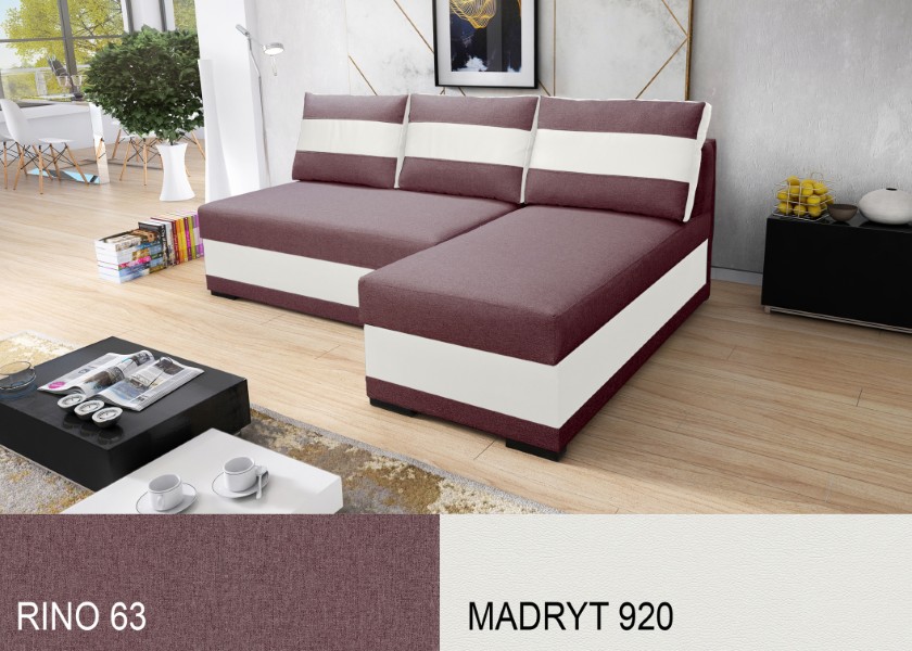 Produktové foto Rozkládací sedací souprava STRAKOŠ TOP 6 s úložným prostorem, rozkládací na spaní