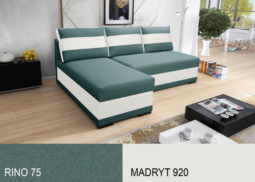 Produktové foto Rozkládací sedací souprava STRAKOŠ TOP 6 s úložným prostorem, rozkládací na spaní