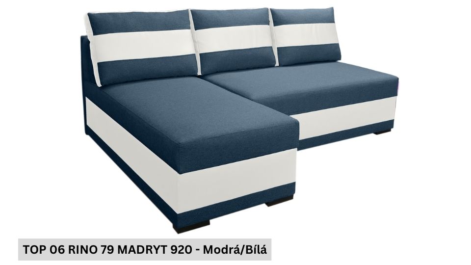 Produktové foto Rozkládací sedací souprava STRAKOŠ TOP 6 s úložným prostorem, rozkládací na spaní