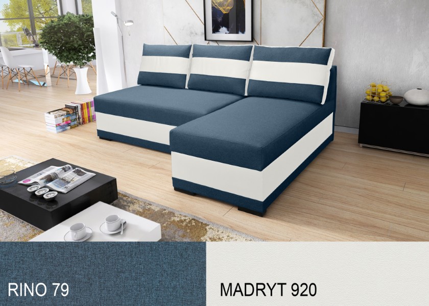 Produktové foto Rozkládací sedací souprava STRAKOŠ TOP 6 s úložným prostorem, rozkládací na spaní