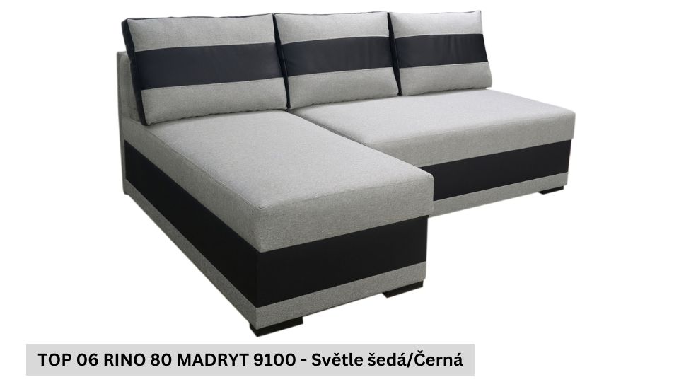 Produktové foto Rozkládací sedací souprava STRAKOŠ TOP 6 s úložným prostorem, rozkládací na spaní