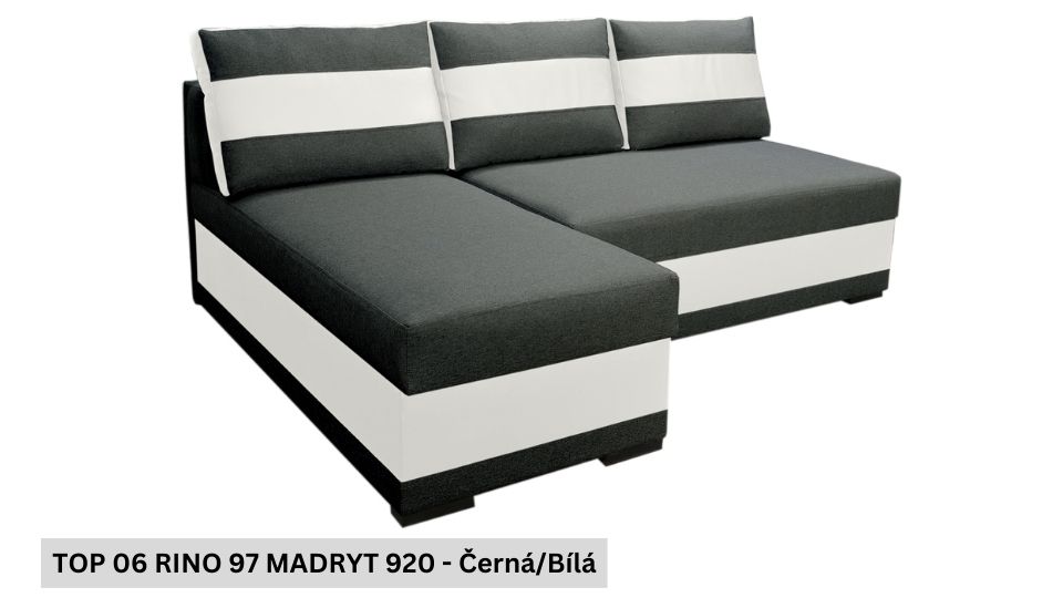 Rozkládací sedací souprava STRAKOŠ TOP 6 s úložným prostorem, rozkládací na spaní