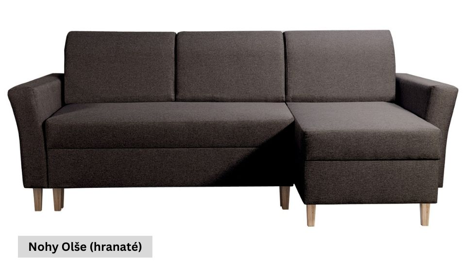 Produktové foto Rozkládací sedací souprava STRAKOŠ TOP 62 s úložným prostorem, rozkládací na spaní