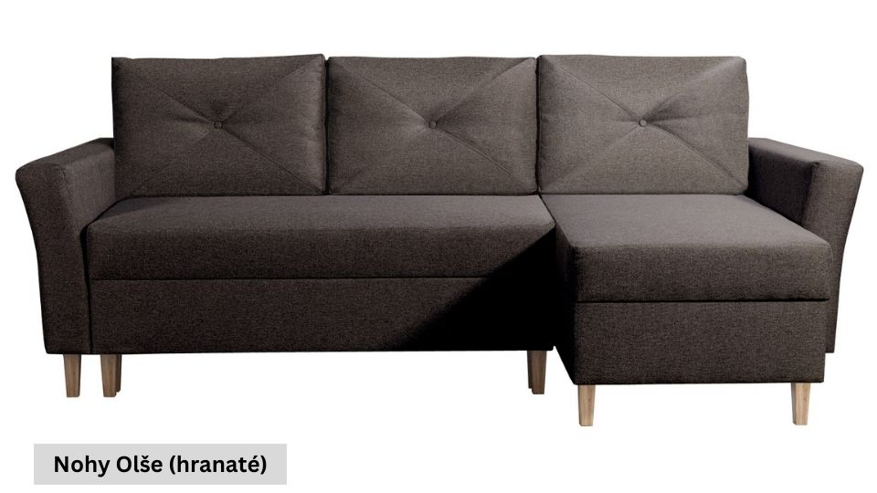 Produktové foto Rozkládací sedací souprava STRAKOŠ TOP 68 s úložným prostorem, rozkládací na spaní