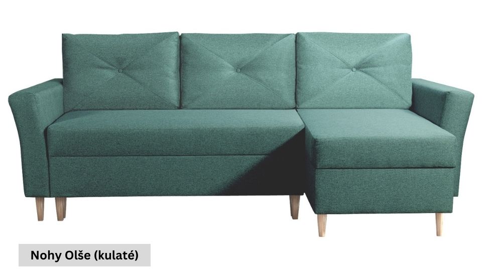 Produktové foto Rozkládací sedací souprava STRAKOŠ TOP 68 s úložným prostorem, rozkládací na spaní