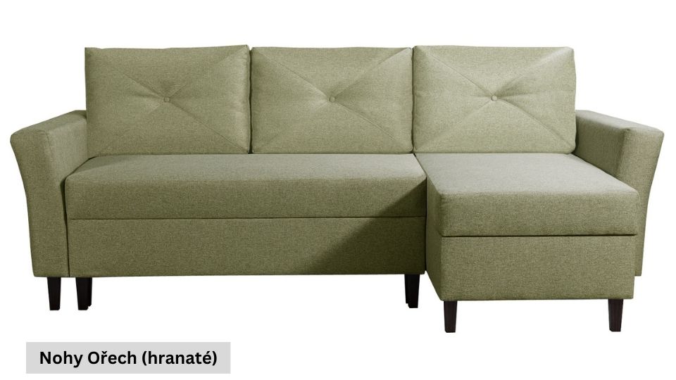 Produktové foto Rozkládací sedací souprava STRAKOŠ TOP 68 s úložným prostorem, rozkládací na spaní