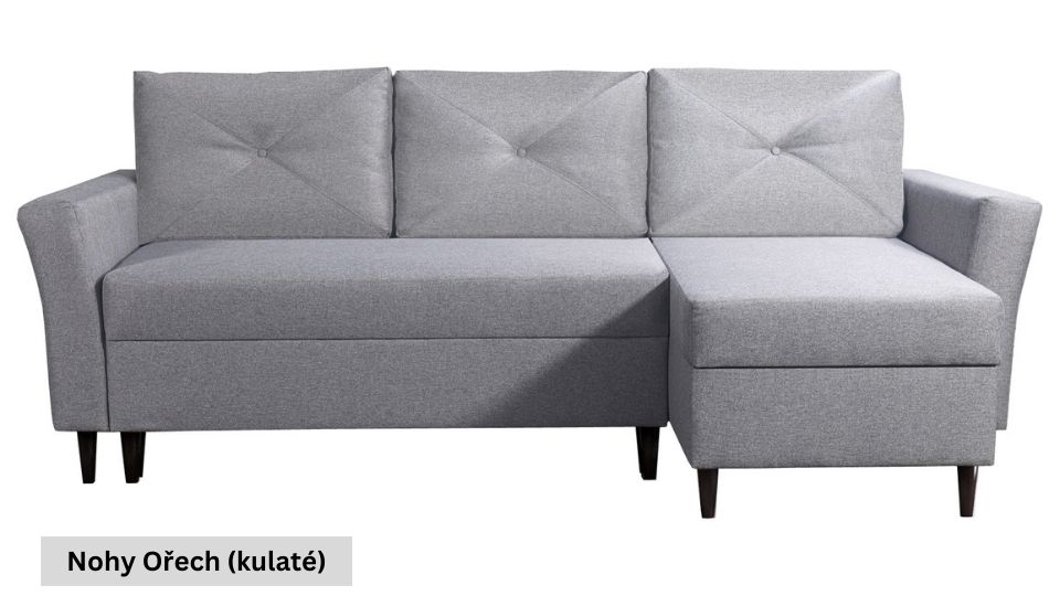 Produktové foto Rozkládací sedací souprava STRAKOŠ TOP 68 s úložným prostorem, rozkládací na spaní