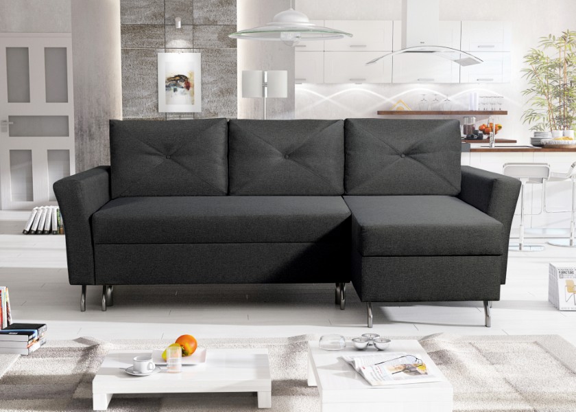 Rozkládací sedací souprava STRAKOŠ TOP 68 s úložným prostorem, rozkládací na spaní