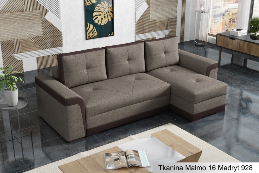 Produktové foto Rozkládací sedací souprava STRAKOŠ TOP 7 s úložným prostorem, rozkládací na spaní