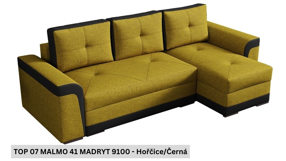 Rozkládací sedací souprava STRAKOŠ TOP 7 s úložným prostorem, rozkládací na spaní