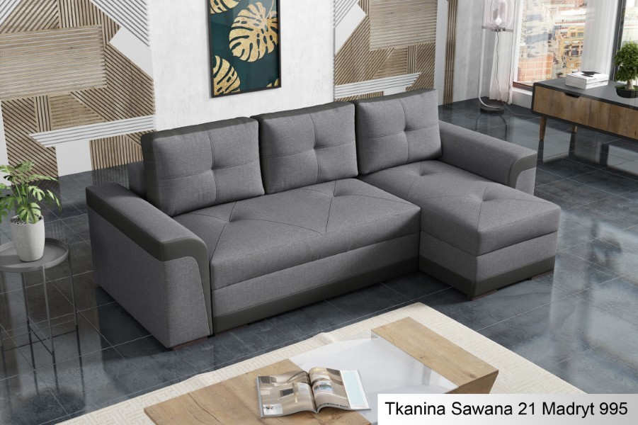 Produktové foto Rozkládací sedací souprava STRAKOŠ TOP 7 s úložným prostorem, rozkládací na spaní