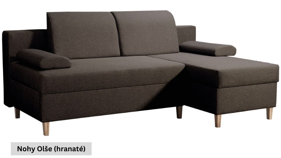 Produktové foto Rozkládací sedací souprava STRAKOŠ TOP 74 s úložným prostorem, rozkládací na spaní