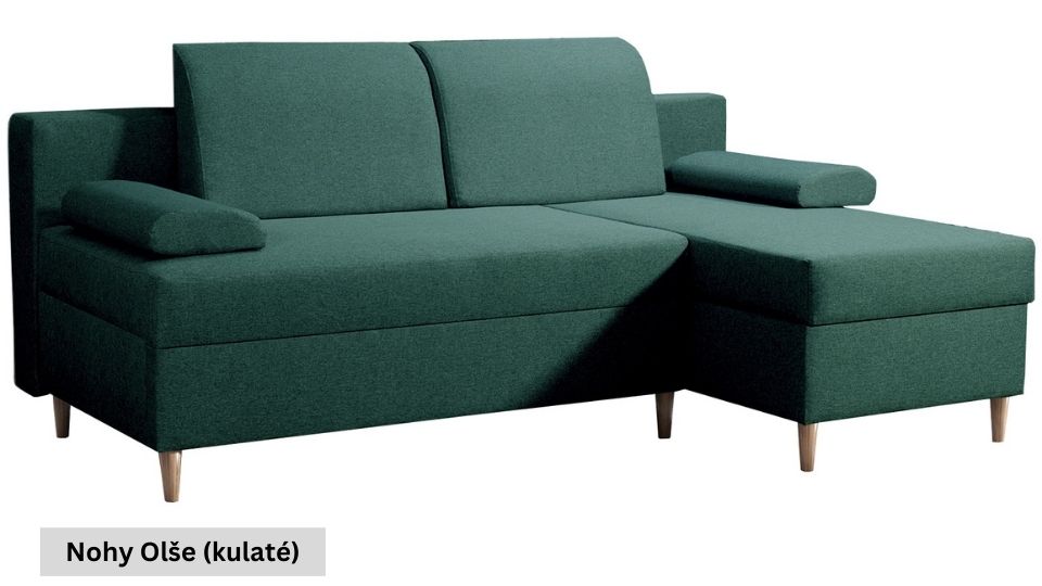 Produktové foto Rozkládací sedací souprava STRAKOŠ TOP 74 s úložným prostorem, rozkládací na spaní