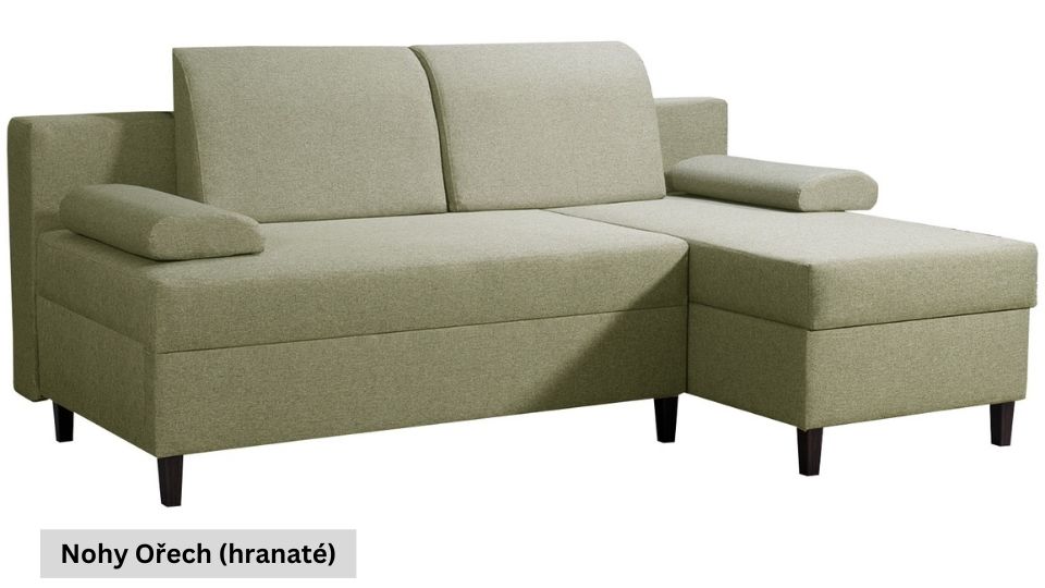 Produktové foto Rozkládací sedací souprava STRAKOŠ TOP 74 s úložným prostorem, rozkládací na spaní