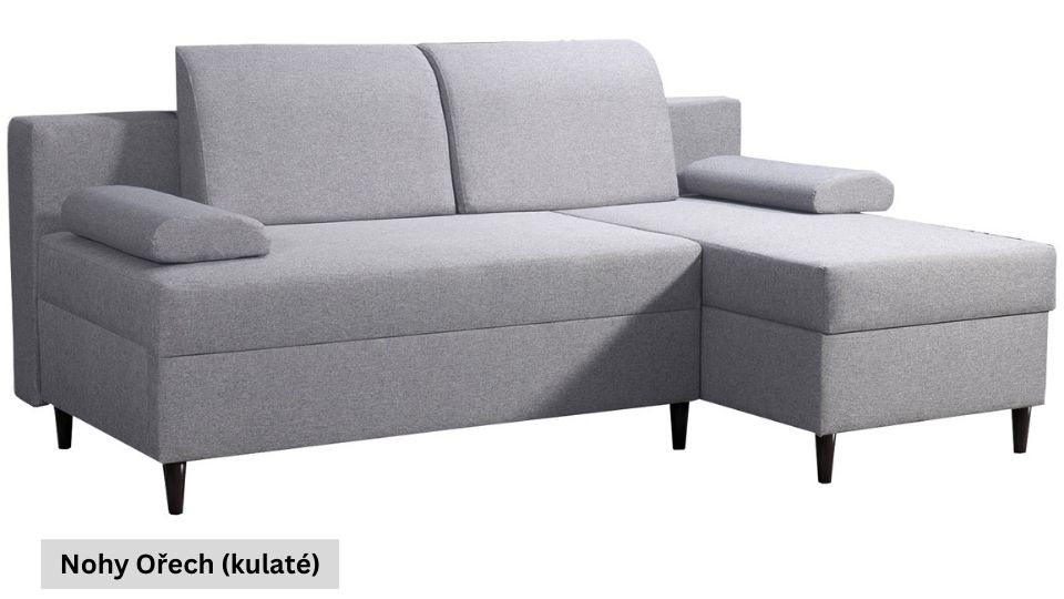 Produktové foto Rozkládací sedací souprava STRAKOŠ TOP 74 s úložným prostorem, rozkládací na spaní