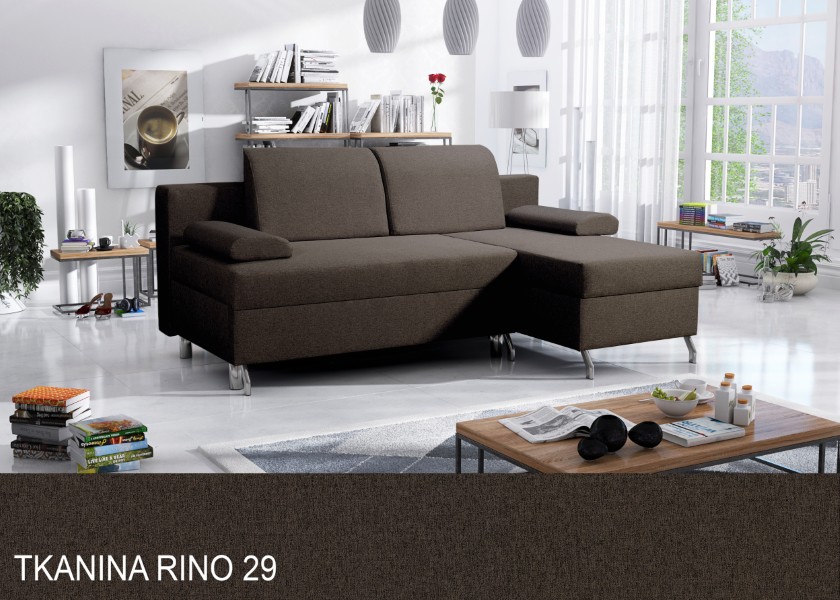 Produktové foto Rozkládací sedací souprava STRAKOŠ TOP 74 s úložným prostorem, rozkládací na spaní