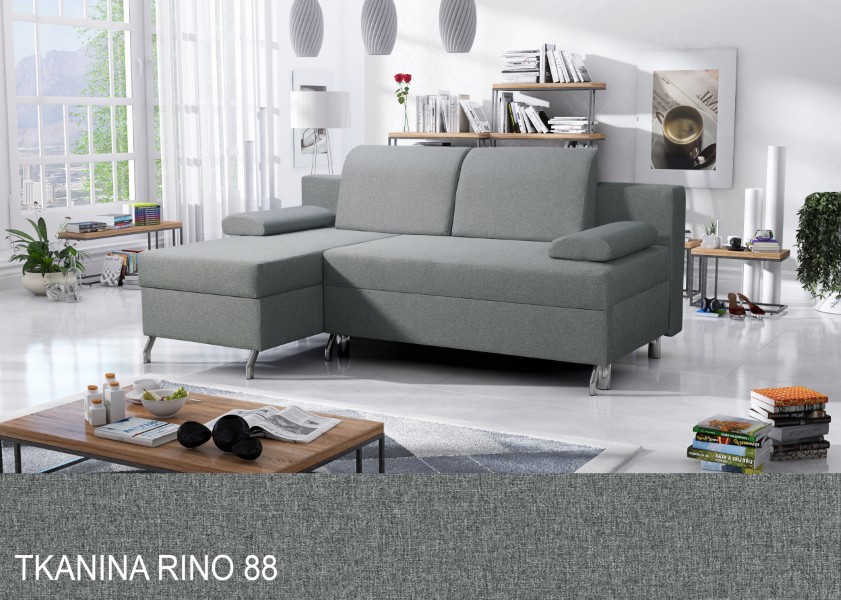 Produktové foto Rozkládací sedací souprava STRAKOŠ TOP 74 s úložným prostorem, rozkládací na spaní