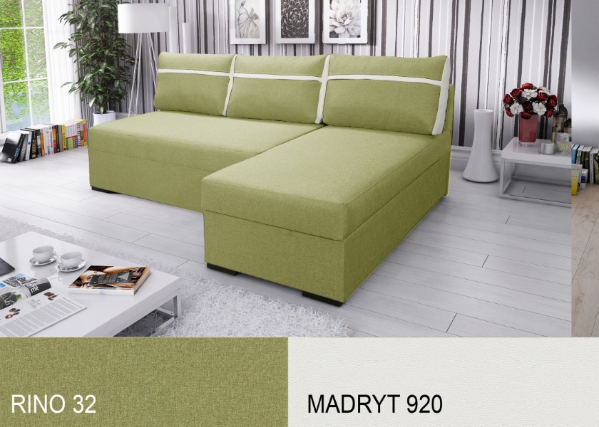 Produktové foto Rozkládací sedací souprava STRAKOŠ TOP 8 s úložným prostorem, rozkládací na spaní