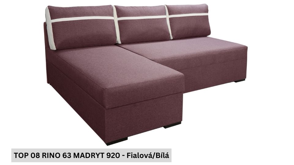 Produktové foto Rozkládací sedací souprava STRAKOŠ TOP 8 s úložným prostorem, rozkládací na spaní