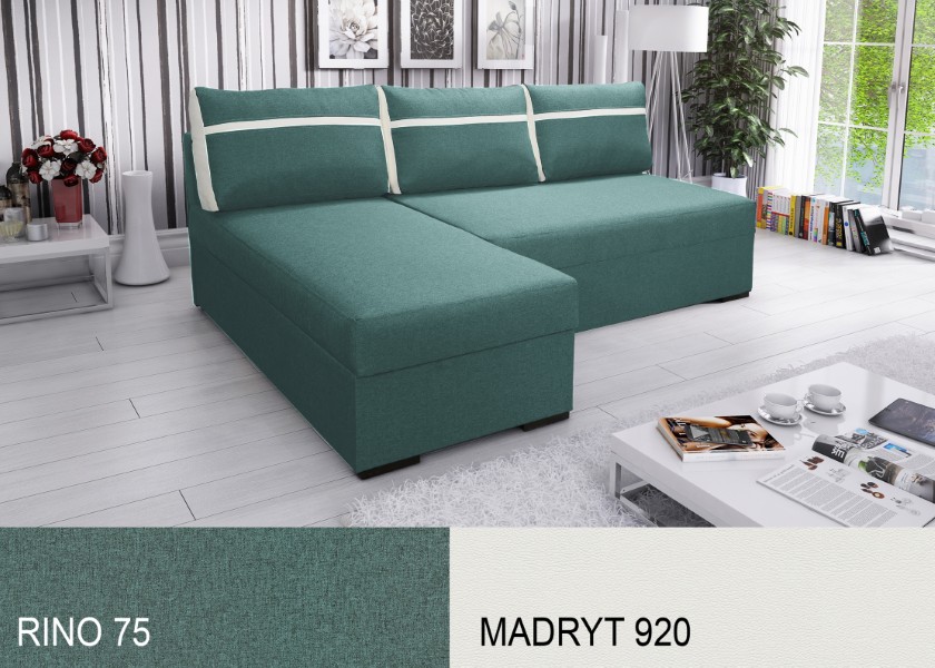 Produktové foto Rozkládací sedací souprava STRAKOŠ TOP 8 s úložným prostorem, rozkládací na spaní