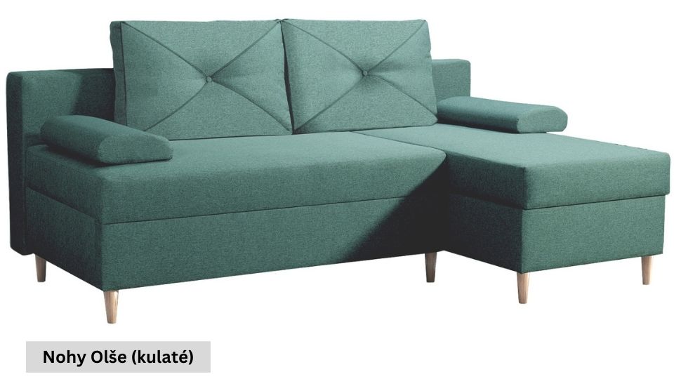 Produktové foto Rozkládací sedací souprava STRAKOŠ TOP 80 s úložným prostorem, rozkládací na spaní