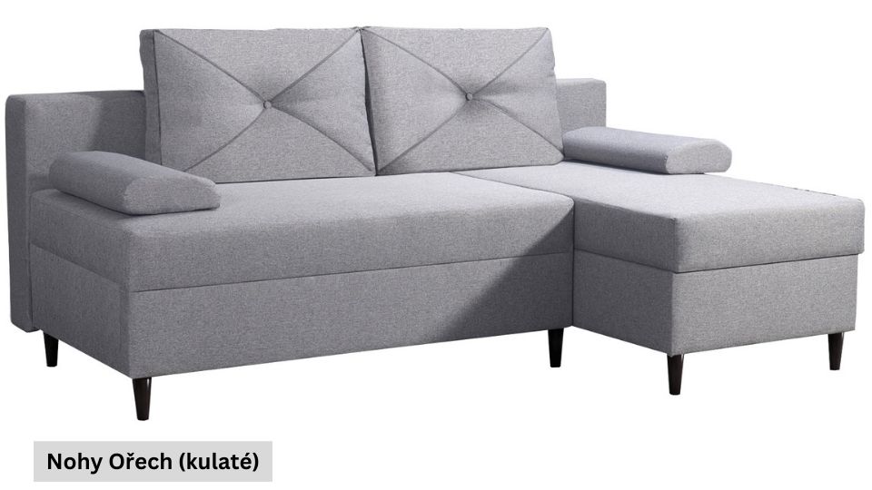 Produktové foto Rozkládací sedací souprava STRAKOŠ TOP 80 s úložným prostorem, rozkládací na spaní