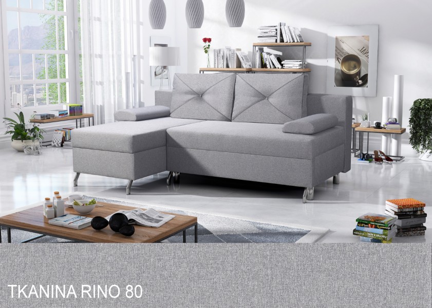 Produktové foto Rozkládací sedací souprava STRAKOŠ TOP 80 s úložným prostorem, rozkládací na spaní