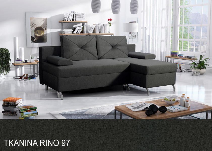 Produktové foto Rozkládací sedací souprava STRAKOŠ TOP 80 s úložným prostorem, rozkládací na spaní