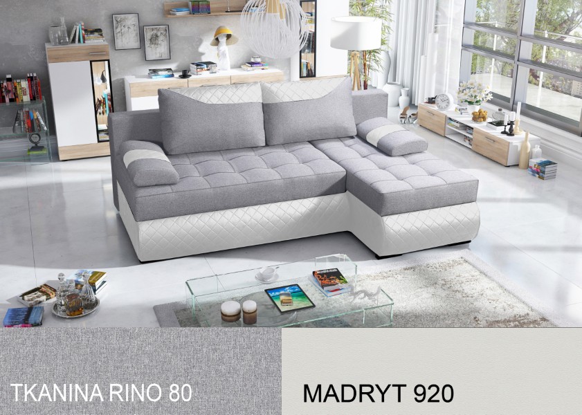 Produktové foto Rozkládací sedací souprava STRAKOŠ TOP 86 s úložným prostorem, rozkládací na spaní