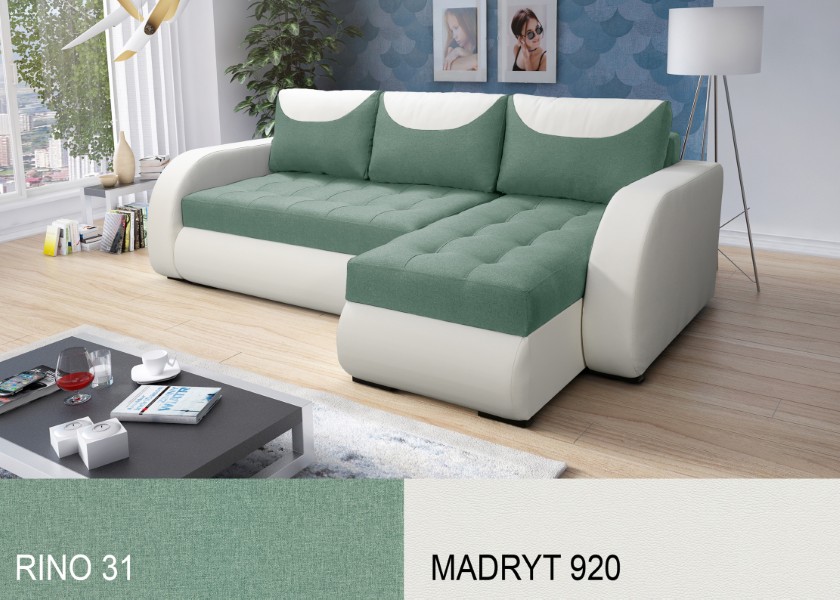 Produktové foto Rozkládací sedací souprava STRAKOŠ TOP 9 s úložným prostorem, rozkládací na spaní