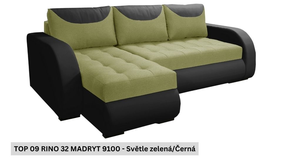 Produktové foto Rozkládací sedací souprava STRAKOŠ TOP 9 s úložným prostorem, rozkládací na spaní